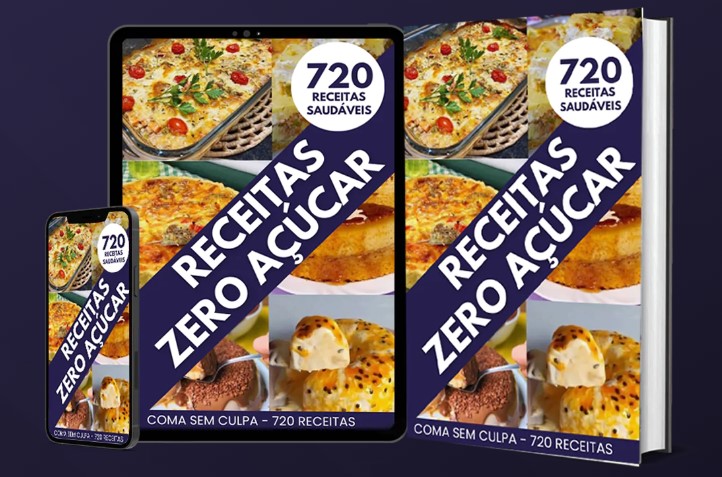 720 Receitas Zero Açúcar e sem Glúten Funciona Vale a Pena É Bom Espaço Premium é Confiável
