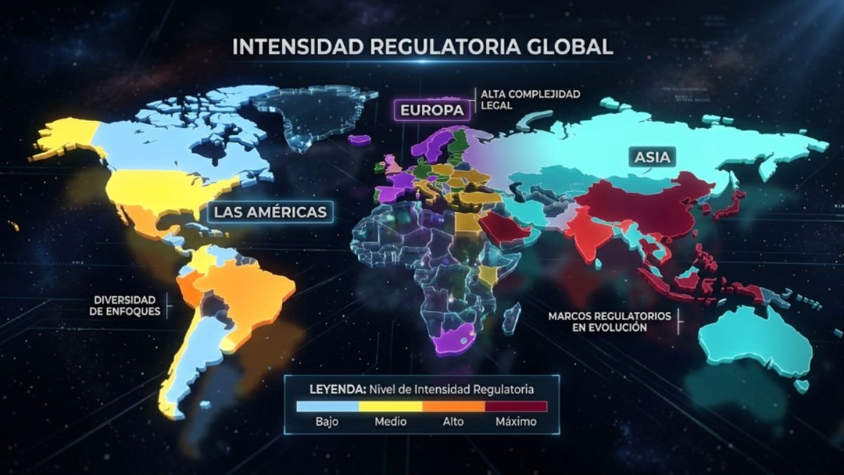 Comparación global de enfoques regulatorios en inteligencia artificial Europa Estados Unidos América Latina y China