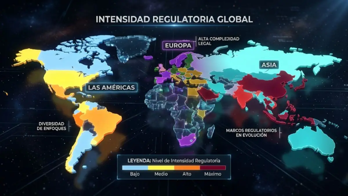 Comparación global de enfoques regulatorios en inteligencia artificial Europa Estados Unidos América Latina y China