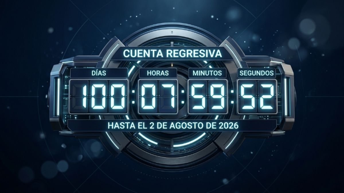 Cuenta regresiva hacia el 2 de agosto de 2026 fecha clave de la regulación de inteligencia artificial europea