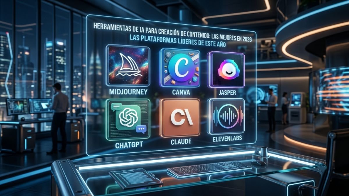 Herramientas de IA para Crear Contenido Las Mejores en 2026
