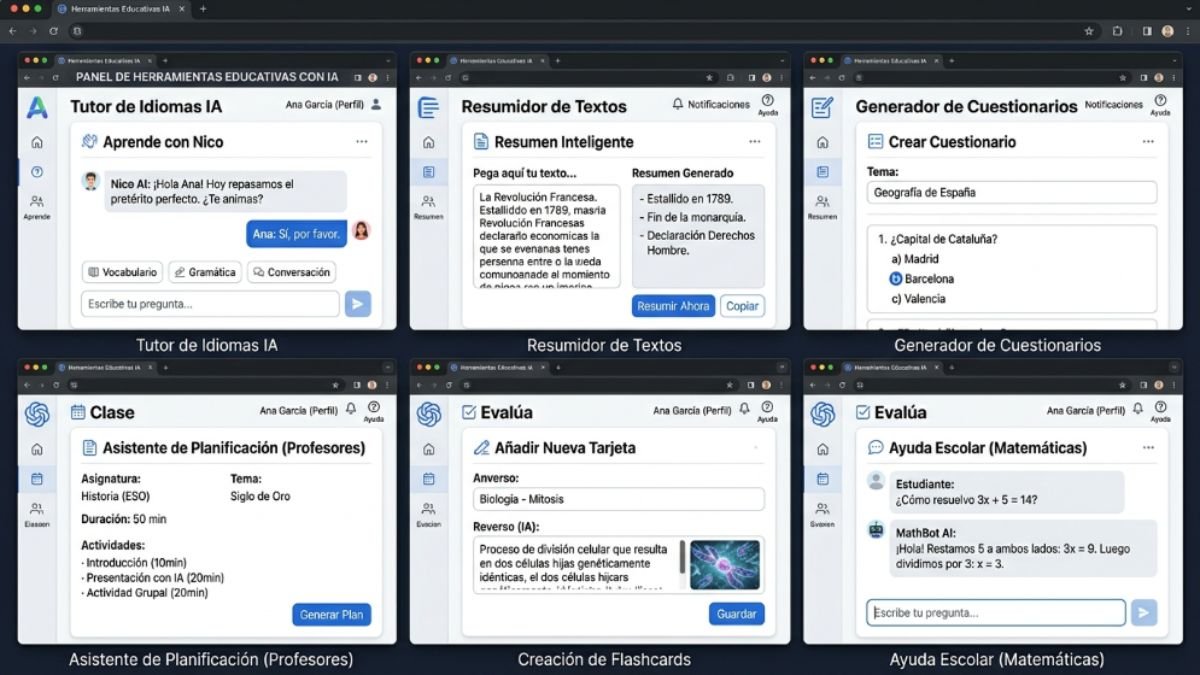 Herramientas de IA que Están Redefiniendo el Aula en 2026