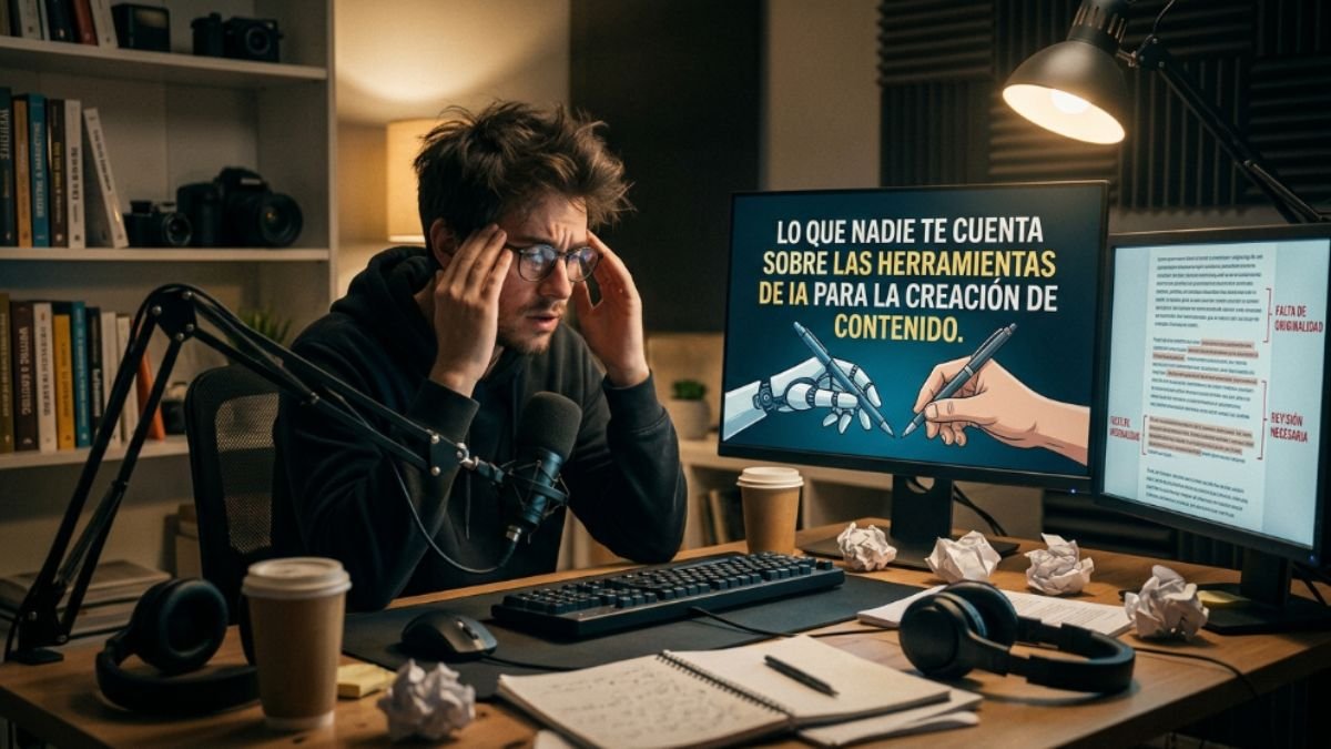 Lo que nadie te dice sobre las herramientas de IA para crear contenido