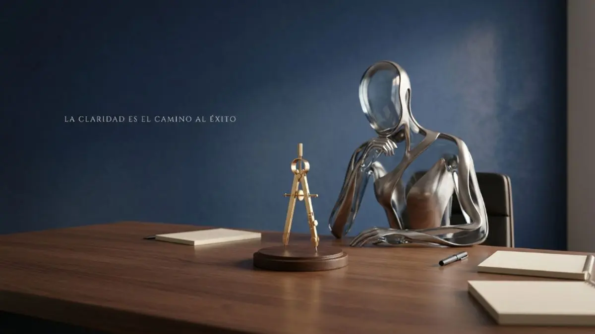 Profesional con flujo de trabajo claro y simplificado gracias al uso estratégico de IA para productividad