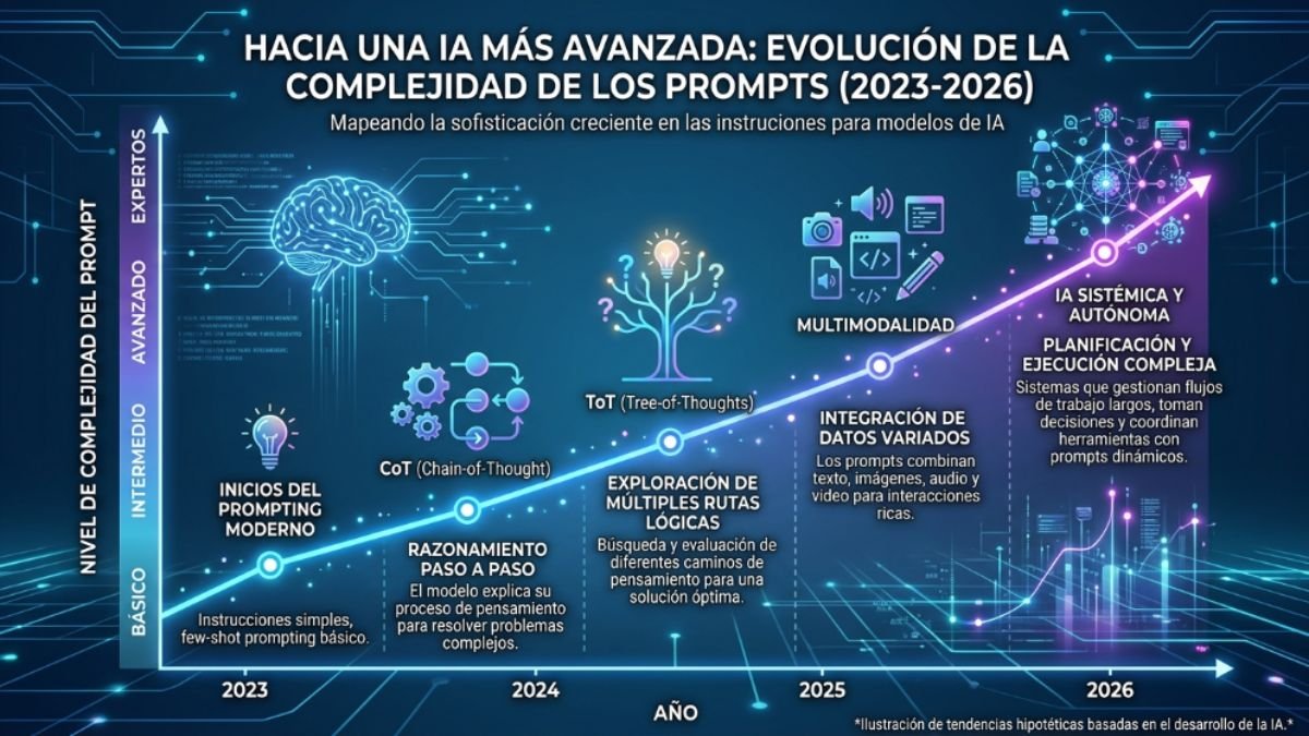 tendencias prompt engineering 2026 evolución IA