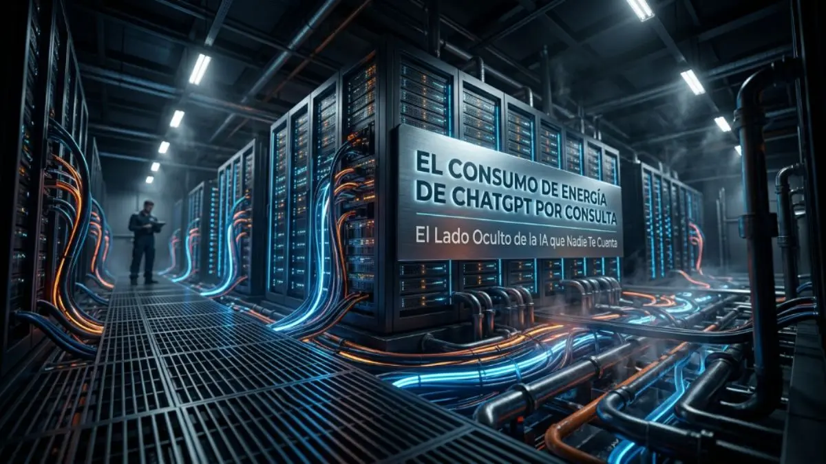 Consumo energético ChatGPT por pregunta la cara oculta de la IA que nadie te muestra